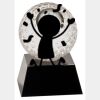 [CRY6101L] 5" Crystal Golf Ball Clock Thumbnail