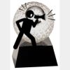 [CRY6101L] 5" Crystal Golf Ball Clock Thumbnail
