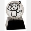 [CRY6101L] 5" Crystal Golf Ball Clock Thumbnail