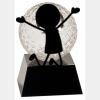 [CRY6101L] 5" Crystal Golf Ball Clock Thumbnail