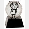 [CRY6101L] 5" Crystal Golf Ball Clock Thumbnail