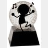 [CRY6101L] 5" Crystal Golf Ball Clock Thumbnail