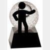 [CRY6101L] 5" Crystal Golf Ball Clock Thumbnail