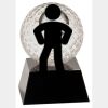 [CRY6101L] 5" Crystal Golf Ball Clock Thumbnail