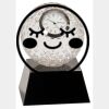 [CRY6101L] 5" Crystal Golf Ball Clock Thumbnail