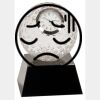 [CRY6101L] 5" Crystal Golf Ball Clock Thumbnail