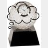 [CRY6101L] 5" Crystal Golf Ball Clock Thumbnail