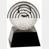 [CRY6101L] 5" Crystal Golf Ball Clock Thumbnail