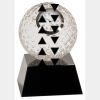 [CRY6101L] 5" Crystal Golf Ball Clock Thumbnail