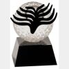 [CRY6101L] 5" Crystal Golf Ball Clock Thumbnail