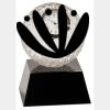 [CRY6101L] 5" Crystal Golf Ball Clock Thumbnail