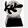 [CRY6101L] 5" Crystal Golf Ball Clock Thumbnail