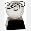 [CRY6101L] 5" Crystal Golf Ball Clock Thumbnail