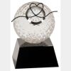 [CRY6101L] 5" Crystal Golf Ball Clock Thumbnail
