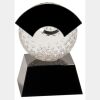 [CRY6101L] 5" Crystal Golf Ball Clock Thumbnail