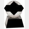 [CRY6101L] 5" Crystal Golf Ball Clock Thumbnail