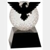 [CRY6101L] 5" Crystal Golf Ball Clock Thumbnail