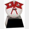 [CRY6101L] 5" Crystal Golf Ball Clock Thumbnail
