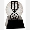 [CRY6101L] 5" Crystal Golf Ball Clock Thumbnail