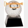 [CRY6101L] 5" Crystal Golf Ball Clock Thumbnail