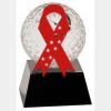 [CRY6101L] 5" Crystal Golf Ball Clock Thumbnail
