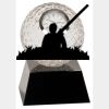 [CRY6101L] 5" Crystal Golf Ball Clock Thumbnail