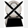 [CRY6101L] 5" Crystal Golf Ball Clock Thumbnail