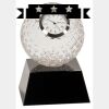 [CRY6101L] 5" Crystal Golf Ball Clock Thumbnail
