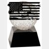 [CRY6101L] 5" Crystal Golf Ball Clock Thumbnail
