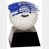 [CRY6101L] 5" Crystal Golf Ball Clock Thumbnail