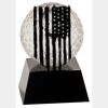 [CRY6101L] 5" Crystal Golf Ball Clock Thumbnail
