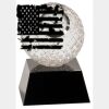 [CRY6101L] 5" Crystal Golf Ball Clock Thumbnail