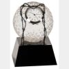 [CRY6101L] 5" Crystal Golf Ball Clock Thumbnail
