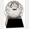 [CRY6101L] 5" Crystal Golf Ball Clock Thumbnail