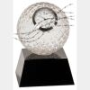 [CRY6101L] 5" Crystal Golf Ball Clock Thumbnail