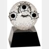[CRY6101L] 5" Crystal Golf Ball Clock Thumbnail