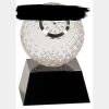 [CRY6101L] 5" Crystal Golf Ball Clock Thumbnail