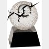 [CRY6101L] 5" Crystal Golf Ball Clock Thumbnail
