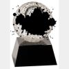 [CRY6101L] 5" Crystal Golf Ball Clock Thumbnail