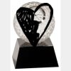 [CRY6101L] 5" Crystal Golf Ball Clock Thumbnail