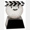 [CRY6101L] 5" Crystal Golf Ball Clock Thumbnail