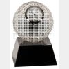 [CRY6101L] 5" Crystal Golf Ball Clock Thumbnail