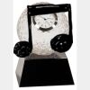 [CRY6101L] 5" Crystal Golf Ball Clock Thumbnail