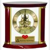 [EX101] Executive Gold & Rosewood Piano Finish Clock Thumbnail
