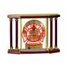 [EX103] Executive 4-Pillar Gold & Rosewood Piano Finish Clock  Thumbnail