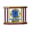 [EX103] Executive 4-Pillar Gold & Rosewood Piano Finish Clock  Thumbnail