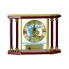 [EX103] Executive 4-Pillar Gold & Rosewood Piano Finish Clock  Thumbnail