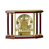 [EX103] Executive 4-Pillar Gold & Rosewood Piano Finish Clock  Thumbnail