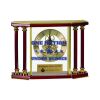 [EX103] Executive 4-Pillar Gold & Rosewood Piano Finish Clock  Thumbnail
