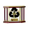 [EX103] Executive 4-Pillar Gold & Rosewood Piano Finish Clock  Thumbnail
